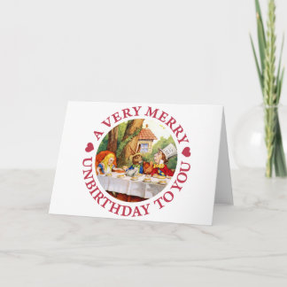 A Very Merry Unbirthday To You! Holiday Card