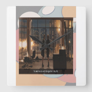 A Very Strange Time in my Life Wall Clock