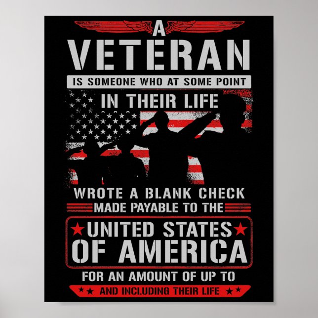 A Veteran  Poster (Front)