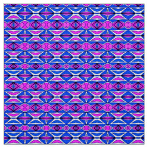 A vibrant colourful fabric print pattern design
