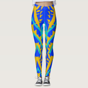 A vibrant colourful "Ratti_Creative_Arts" Leggings