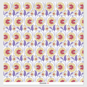 A vibrant design featuring yellow and orange creat