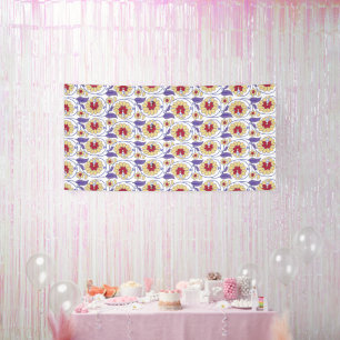 A vibrant design featuring yellow and orange creat banner