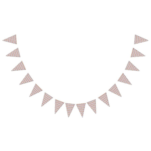 A vibrant design featuring yellow and orange creat bunting  (All)