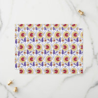 A vibrant design featuring yellow and orange creat