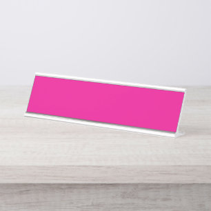 A vibrant gradient of colours transitions seamless desk name plate
