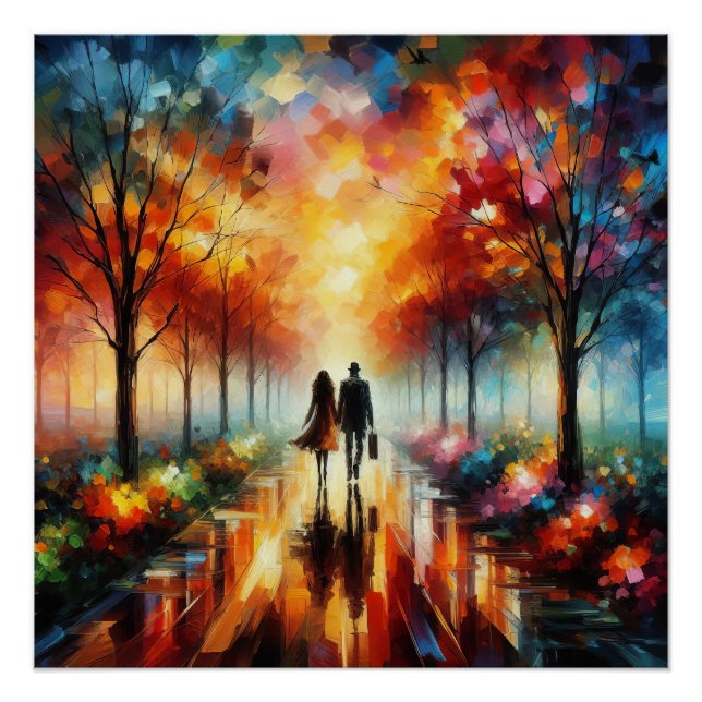 A Vibrant Journey Together Poster (Front)
