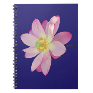 A vibrant lotus flower notebook