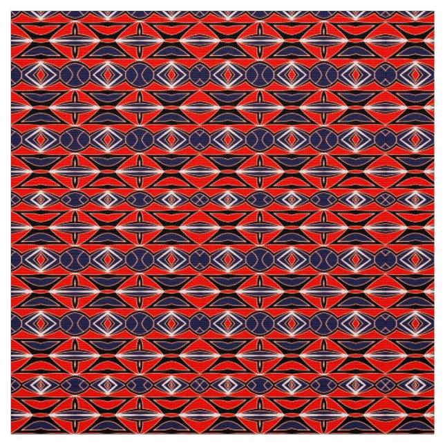 A vibrant multicolor classic fabric pattern design (Swatch)