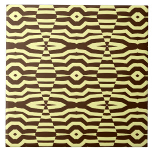 A vibrant multicolor classic pattern ceramic tile