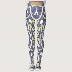 A vibrant multicolor "Ratti_Creative_Arts" Leggin Leggings