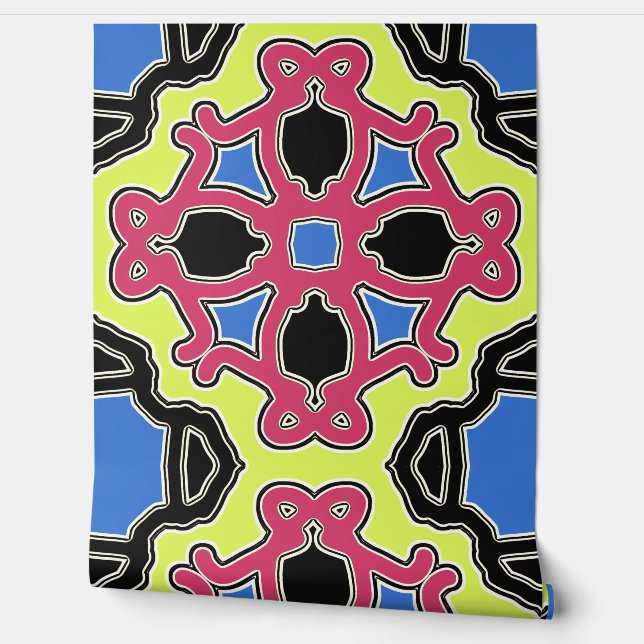A Vibrant multicolor "Ratti_Creative_Arts"   Wallp Wallpaper (Unrolling)