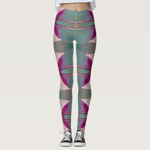 A vibrant multicolor tie-dye "Ratti_Creative_Arts" Leggings