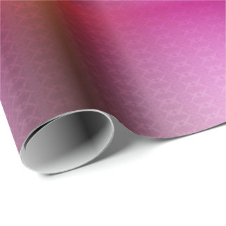 A vibrant, partially unrolled sheet of gift wrapping paper