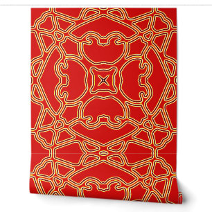 A vibrant red colour classic "Ratti_Creative_Arts" Wallpaper