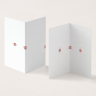 A vibrant red graphic features a creative floral d
