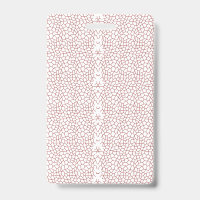 A vibrant rug featuring an intricate geometric mot