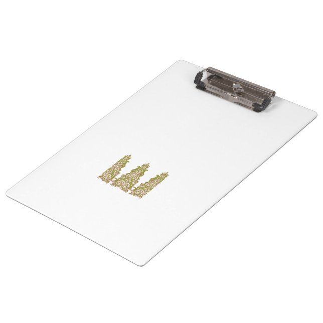A vibrant, symmetrical floral design featuring int clipboard (Angled)