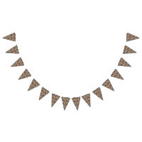 A vibrant textile art piece featuring bold red, ye