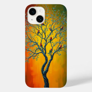 A vibrant tree with numerous branches and colourfu Case-Mate iPhone 14 case