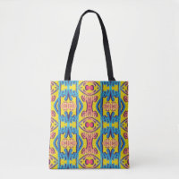 A vibrant trendy multicolor classic pattern cros
