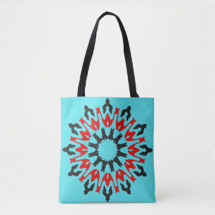 A vibrant trendy multiple colour classic design t tote bag