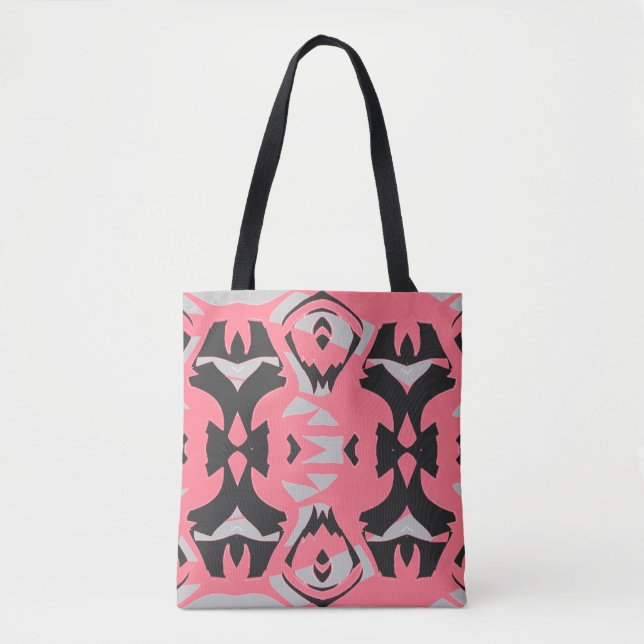 A vibrant trendy multiple colour classic design  t tote bag (Front)