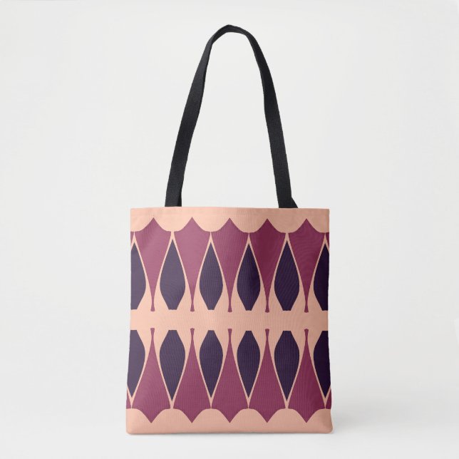 A vibrant trendy multiple colour classic design  t tote bag (Front)