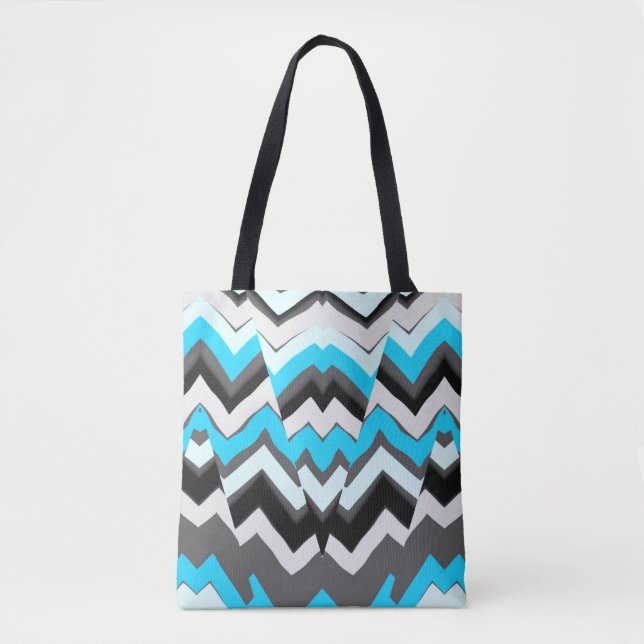 A vibrant trendy multiple colour classic design  t tote bag (Front)