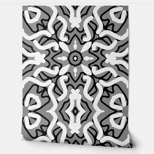 A Vibrant white & black "Ratti_Creative_Arts"    Wallpaper (Unrolling)