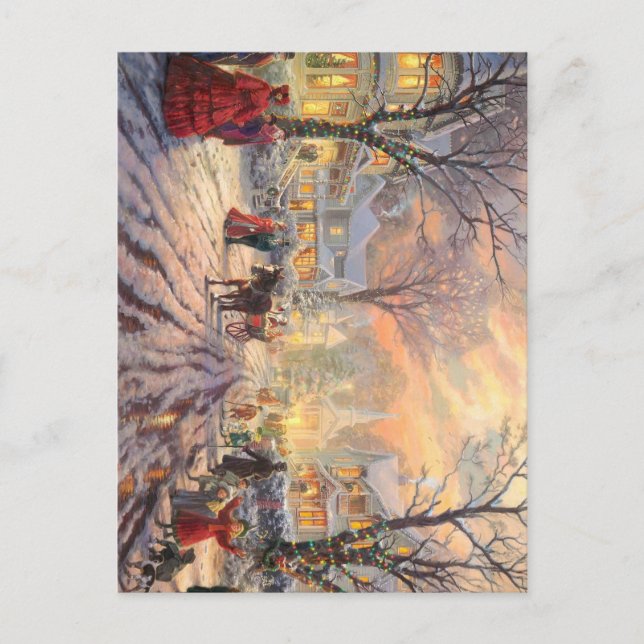 A Victorian Christmas  Postcard (Front)