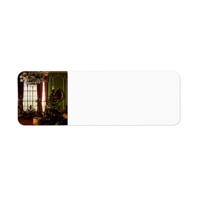 A Victorian Christmas - Return Address Label (Front)