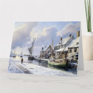 A Victorian Winter's Peace: Christmas Greetings Card