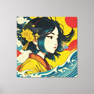 A Vietnamese Girl in Full Bloom Canvas Print