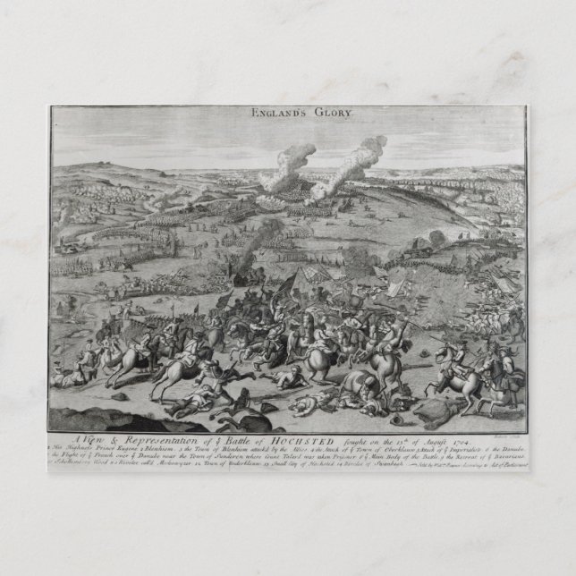 A View and Representation of  Battle of Postcard (Front)