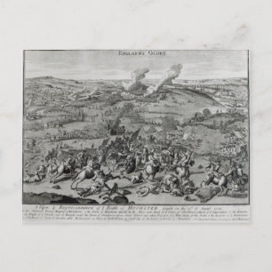 A View and Representation of Battle of Postcard