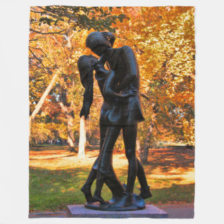 A view from above: Autumn in Central Park 01 Fleece Blanket