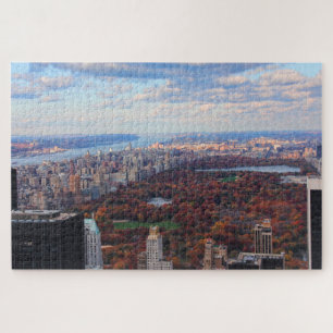 A view from above: Autumn in Central Park 01 Jigsaw Puzzle