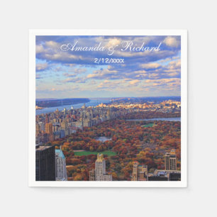 A view from above: Autumn in Central Park 01 Napkin