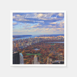 A view from above: Autumn in Central Park 01 Napkin