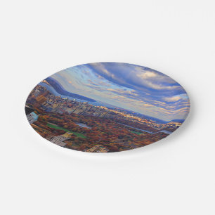 A view from above: Autumn in Central Park 01 Paper Plate