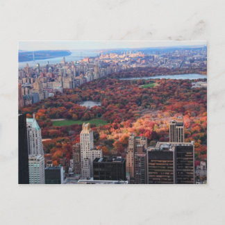 A view from above: Autumn in Central Park 01 Postcard