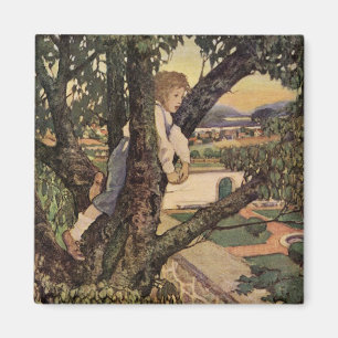 A View From the Trees by Jessie Willcox Smith Magnet