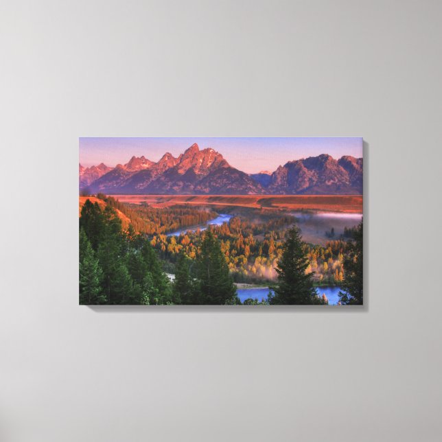 A View in the Morning Canvas Print (Front)