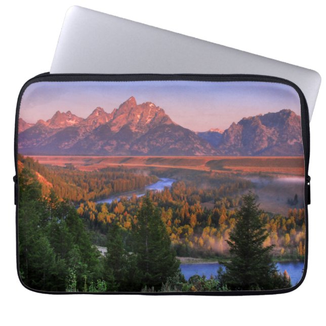 A View in the Morning Laptop Sleeve (Front)