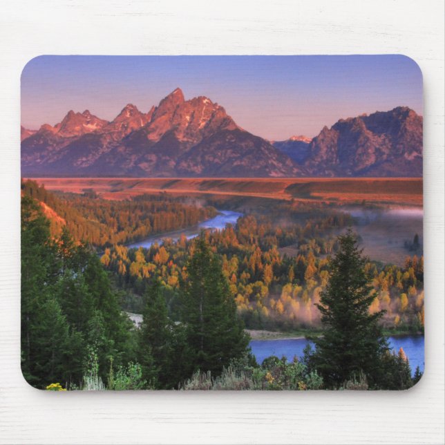 A View in the Morning Mouse Pad (Front)