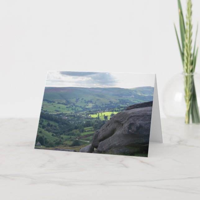 A View in the Peak District Greeting Card (Front)