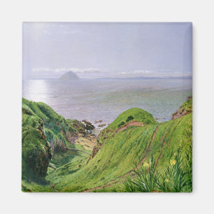 A View of Ailsa Craig and the Isle of Arran, 1860 Magnet