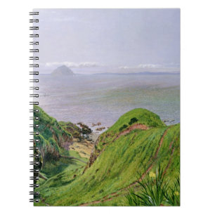 A View of Ailsa Craig and the Isle of Arran, 1860 Spiral Notebook