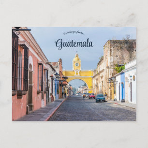 A View of Antigua Guatemala Postcard